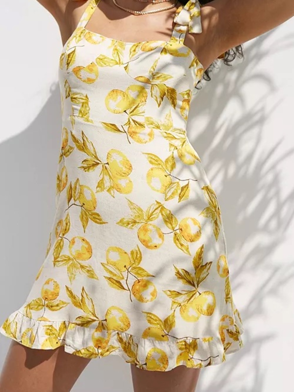 Urban Outfitters Lemon Mini Dress